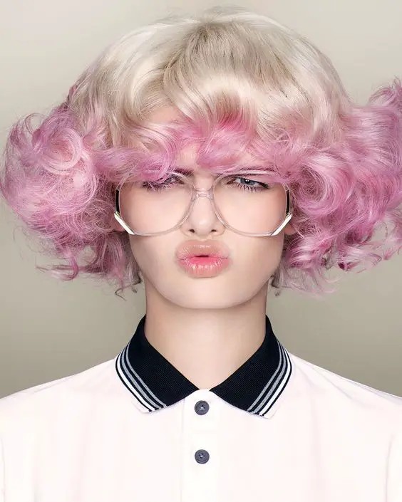 Cotton Candy Whimsy: The Curly Crop