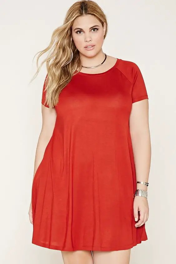 Casual T-Shirt Dress: