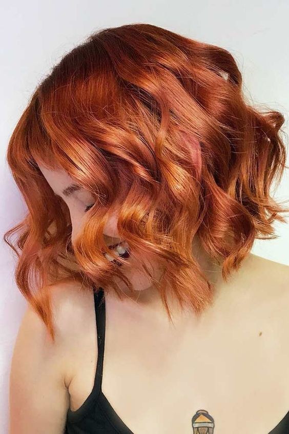 Bold Red Short Hair