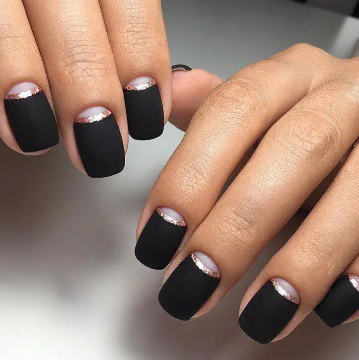 Minimalist Half-Moon Manicure: