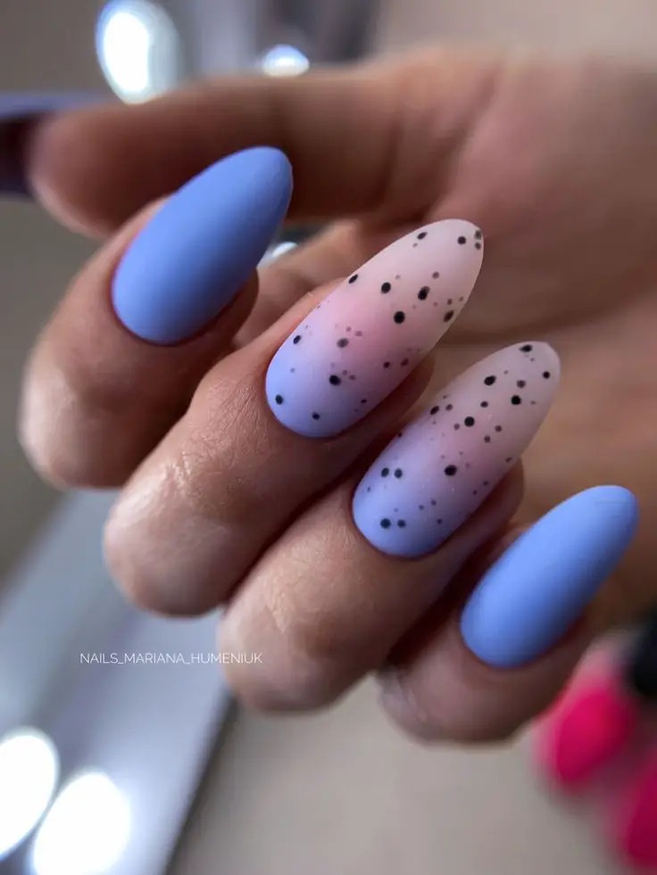 Pale Blue Dots and Splotches