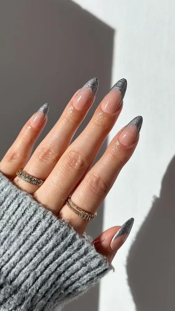 Smoky French Nails