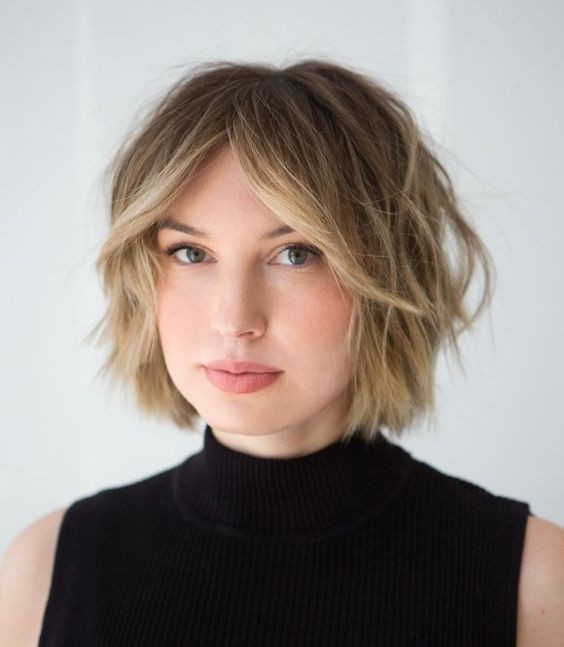 Curtain Bangs for Short Hair