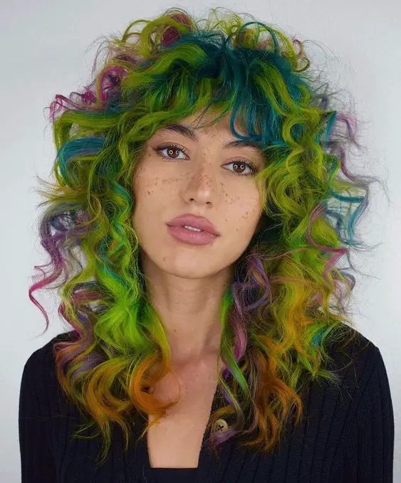 Rainbow Curls for the Creative Soul