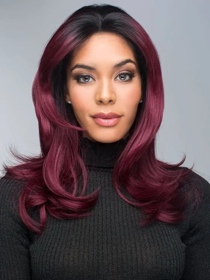 Burgundy Ombre