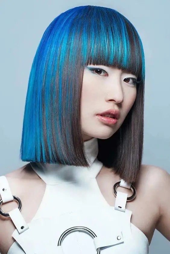 Bold Blue Precision Cut