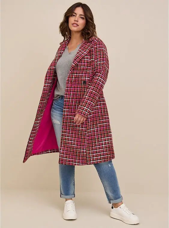 Tweed Blazer Coat