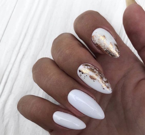 Elegant White and Gold