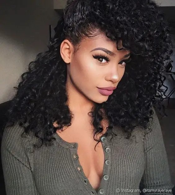 Side-Swept Curls: