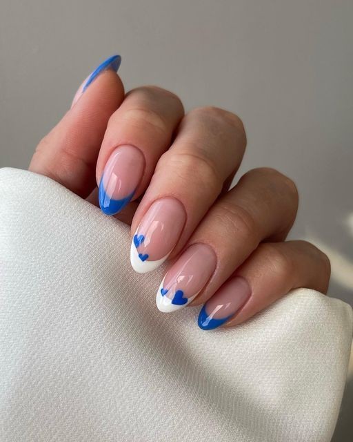 Sweetheart Tips in Blue