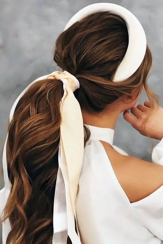 Ponytail with Headband