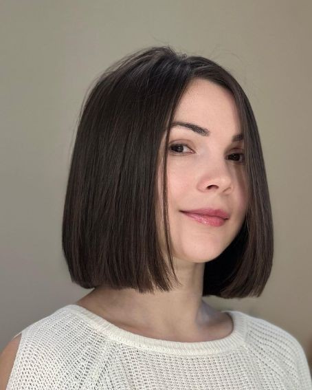 Sleek Blunt Bob