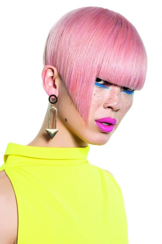 Pink Power: Short, Sleek, and Straight Out of the Future