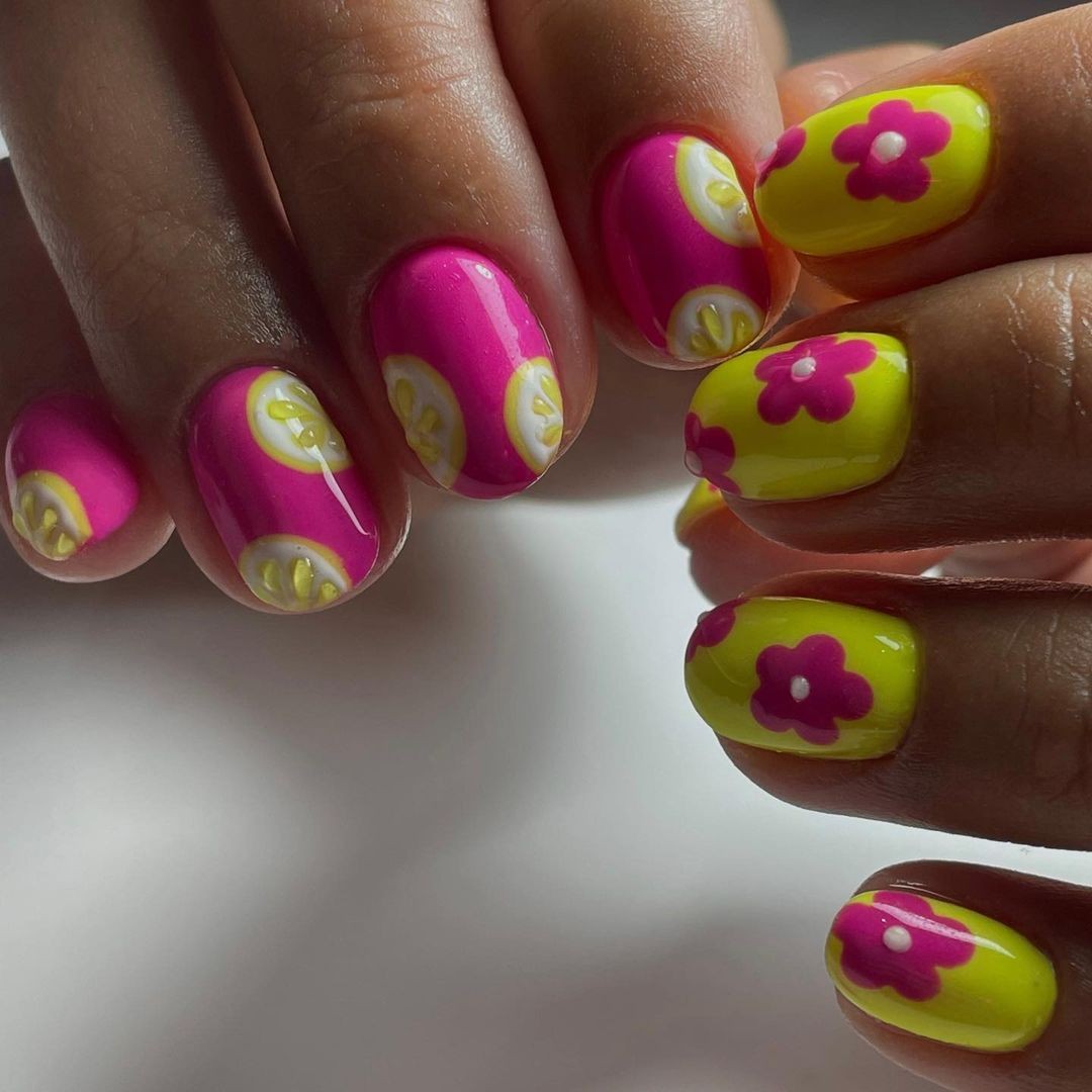 Tropical Pink and Yellow: Summer in Bloom