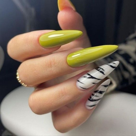 Lime Green and Abstract Art