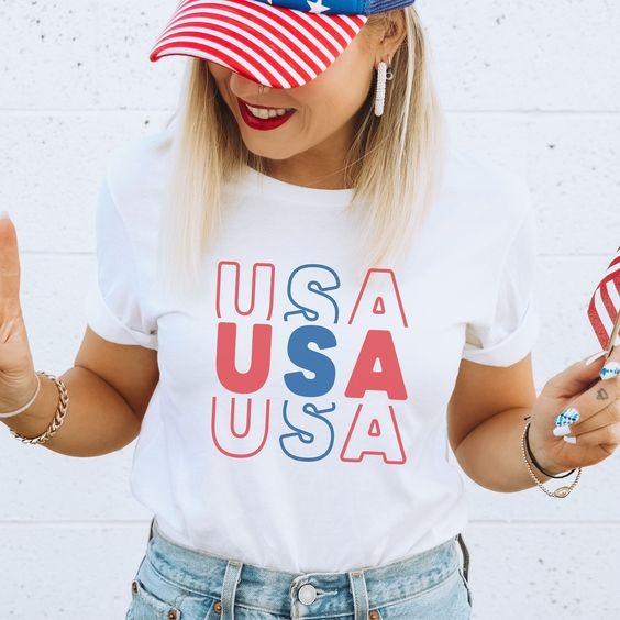 Triple USA Tee