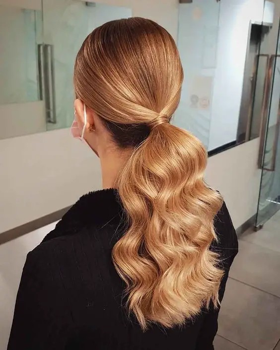 Sleek Low Ponytail