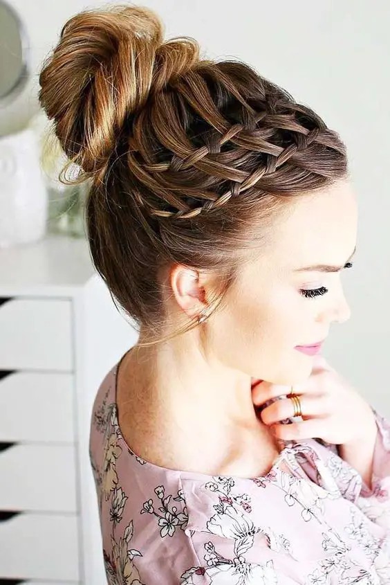 Waterfall Twist Bun