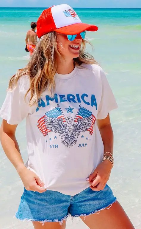 Beach-Ready Patriotic Style