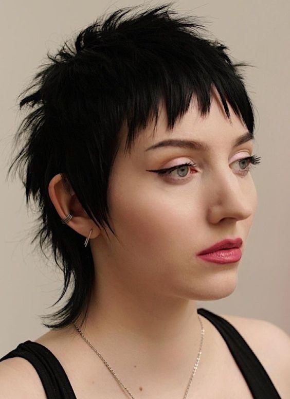 Asymmetrical Pixie Mullet