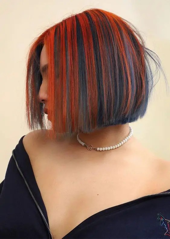 Bold Color Power Bob: