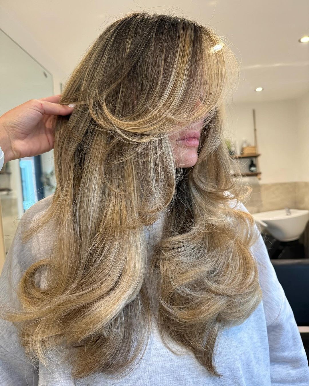 Warm Blonde Balayage