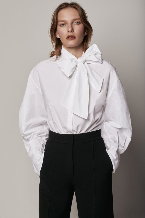 Contemporary Bow Blouse – Redefining Workwear