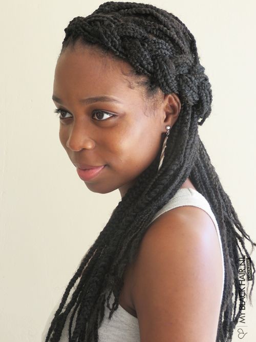 Braided Headband with Twist Braids: