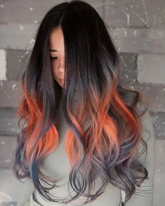 Sunset Fire Ombré