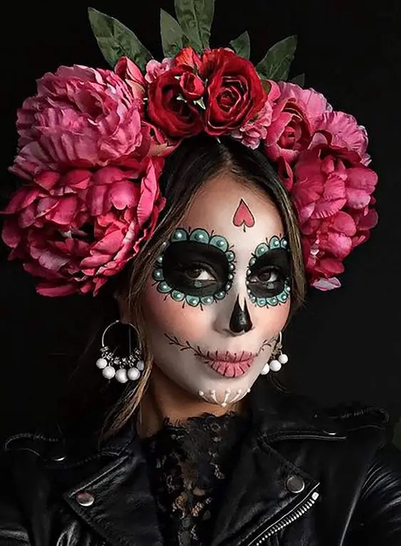 Dia de los Muertos Floral Crown: