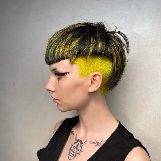 Tapered Pixie Mullet