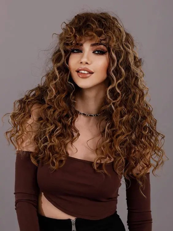 Curly Bangs