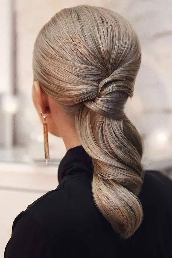 Sleek Low Ponytail