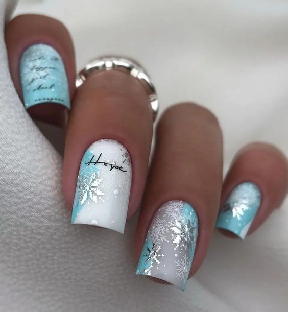 Snow Globe Nails