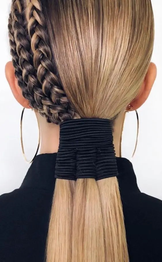 Wrap-Around Braid Ponytail