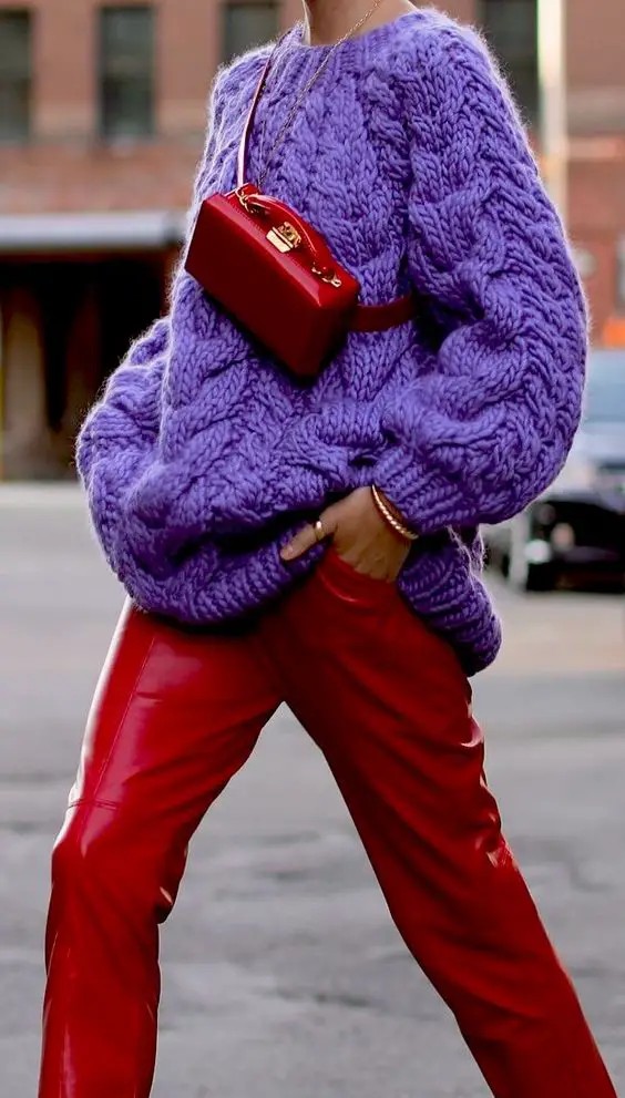 Chunky Sweater and Leggings