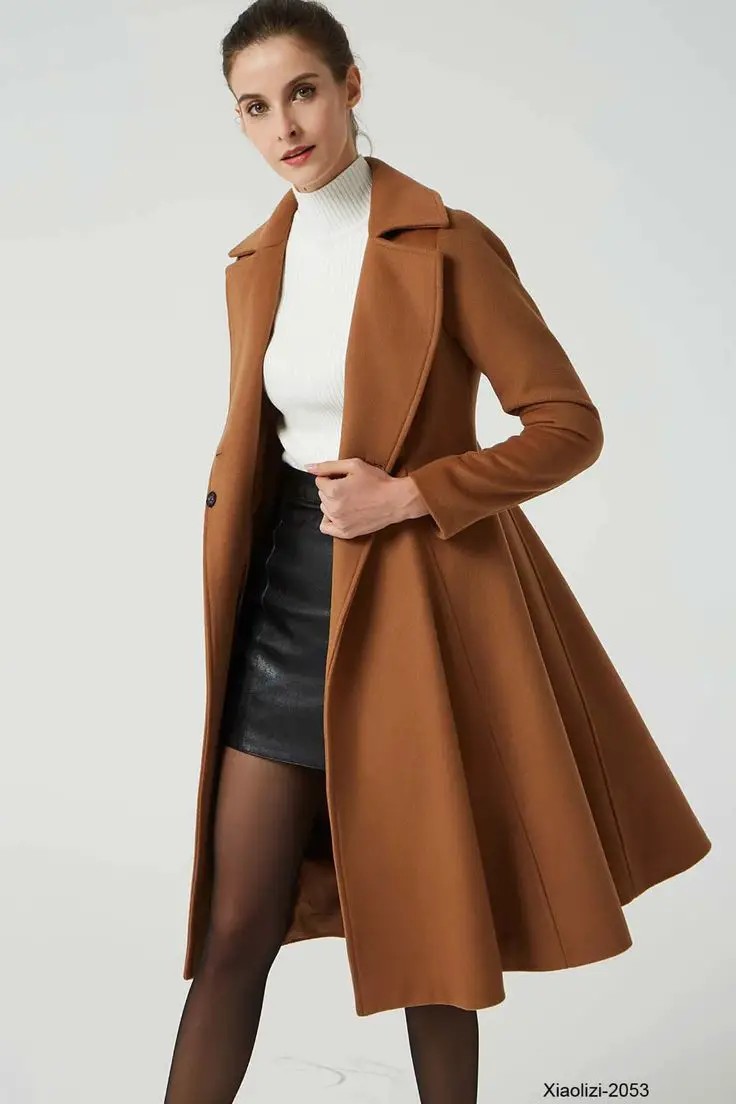 Mini Skirt and Long Coat