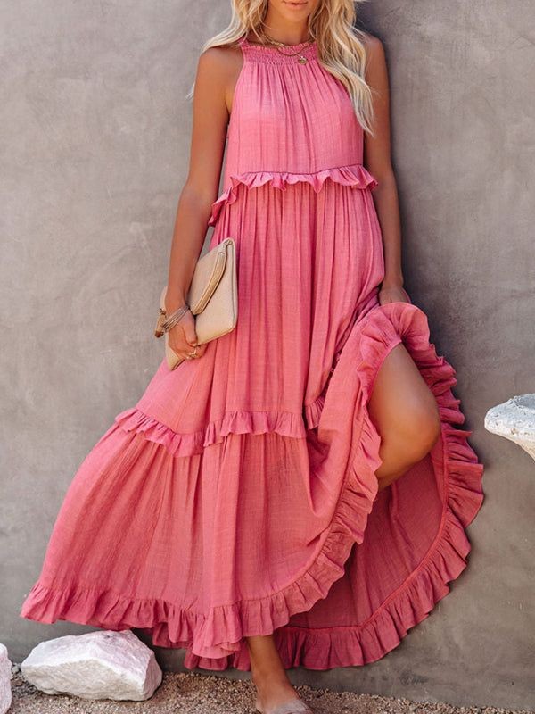 Solid Color Maxi Dresses