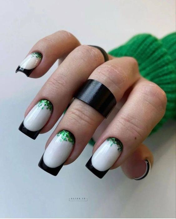 A Twist on Classic Black with Spring Green Flair