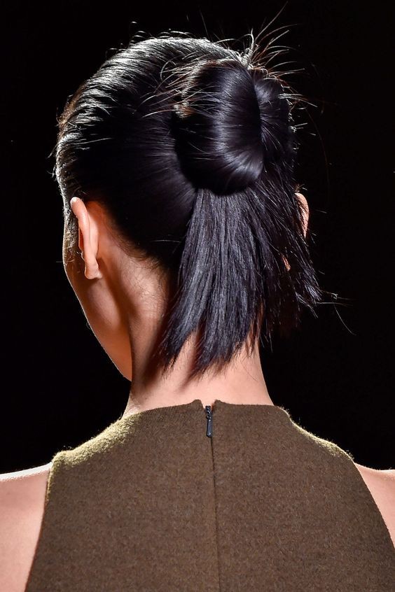 Elegant Updo with a Bold Twist