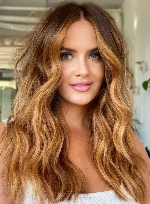 Honey Blonde Balayage: