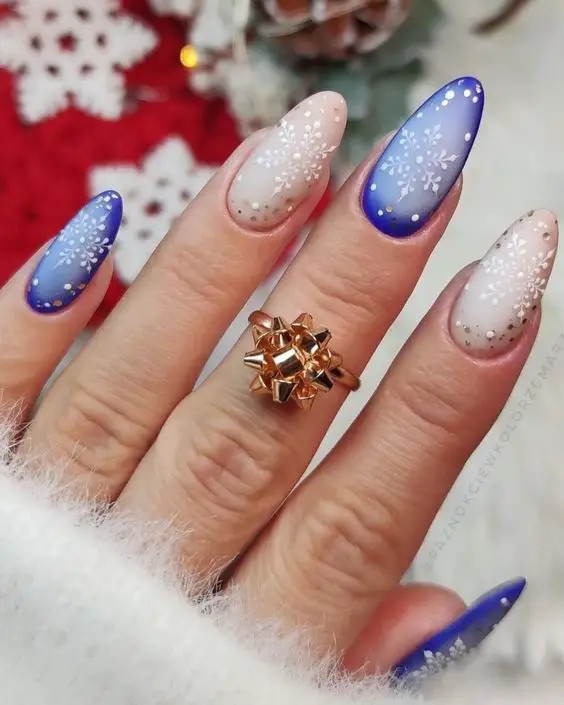 Frozen-Inspired Nails