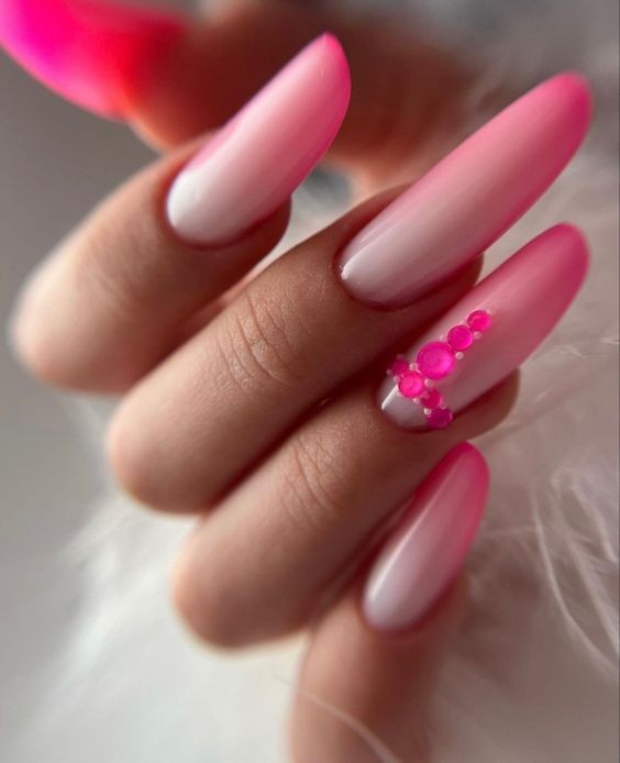 Pink Ombre Perfection: Delicate and Demure