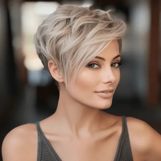 Edgy Textured Pixie Cut