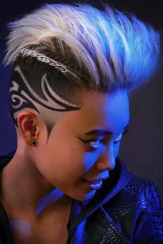 Mohawk with Design