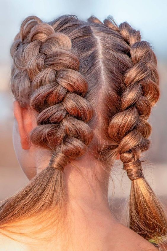 Double Dutch Braid Ponytail