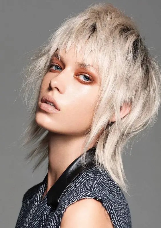 The Subtle Wild: Soft Blonde Wolf Cut