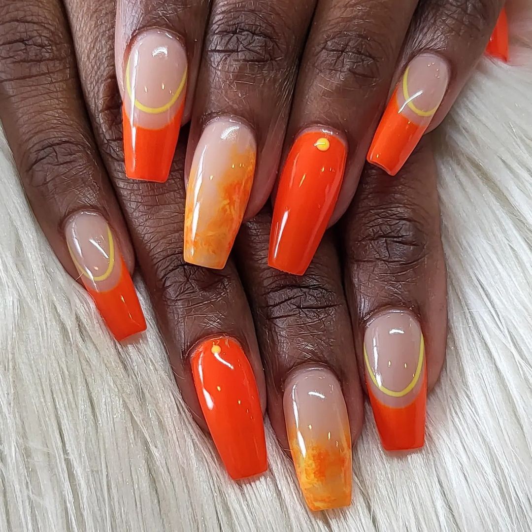 Fiery Ombré with a Slice of Citrus