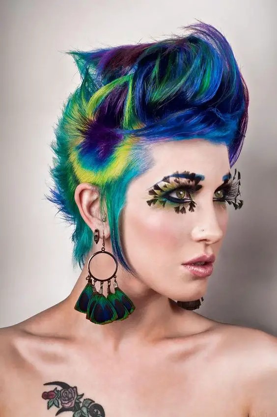 Creepy Crawly Pixie Cut: