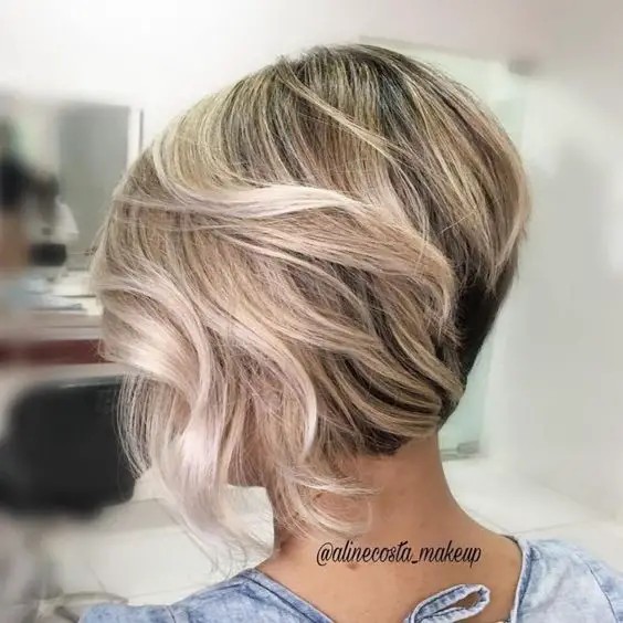 Balayage Inverted Bob